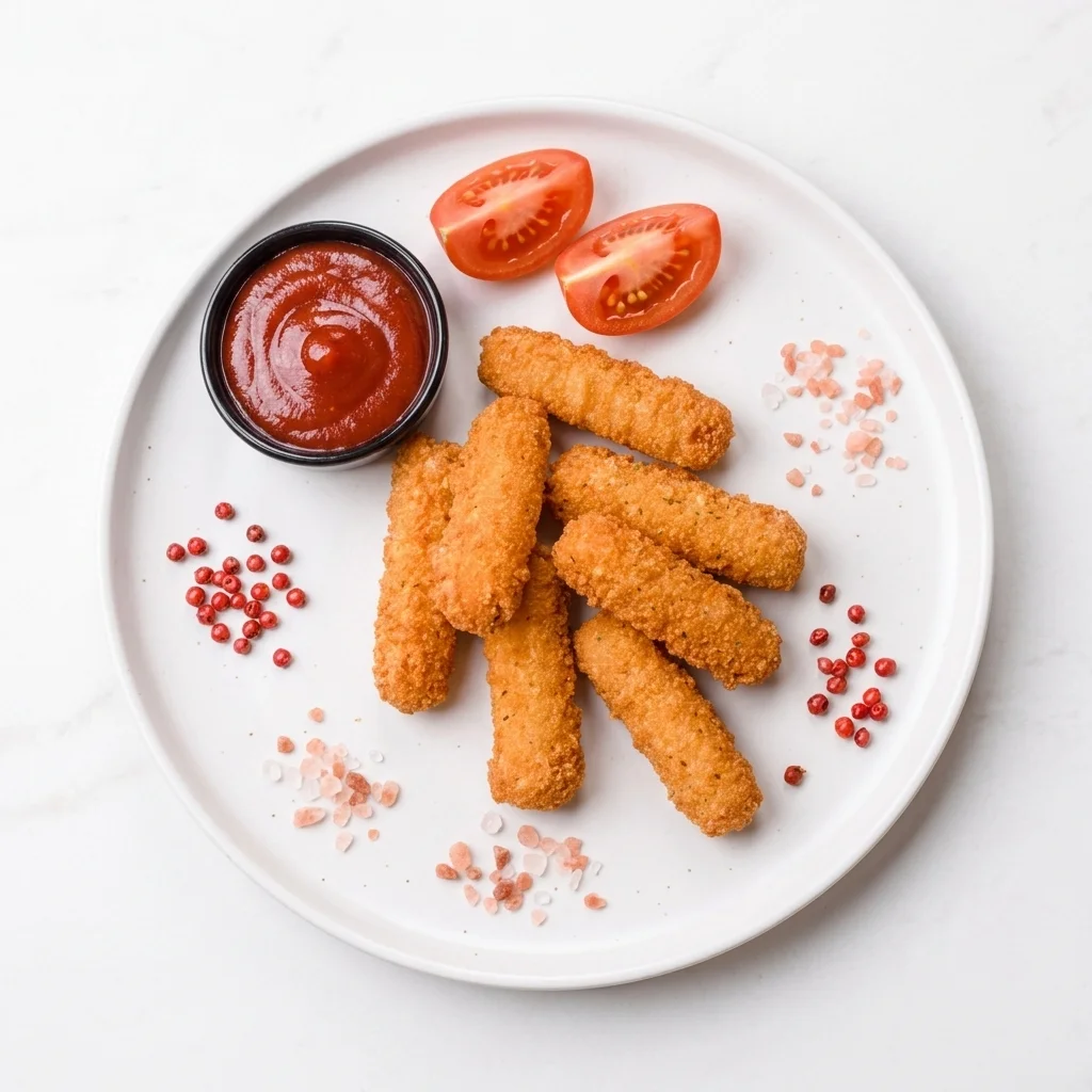 Crispy mozza sticks with marinara dipping sauce at Flamora Pizza in Red Deer, AB
